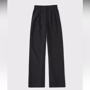 Abercrombie & Fitch Black Wide-Leg Pants